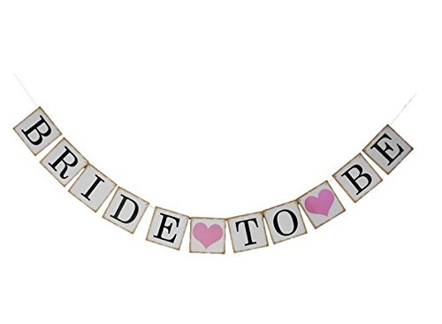 Veewon Bride To Be Hochzeit Bunting Fahnen Schilder Brautparty Garland Bachelorette Party Dekorationen - 2