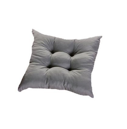 tia-ve Soft Stuhl Kissen Sitz Pad Sitzkissen Garten, der Esszimmerstuhl, 40 x 40 x 8 cm Dunkles Violett, grau, Grey1 - 2