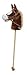 Sweety Toys 3723 hobby horse with sounds brown 100 cm