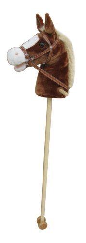 Sweety Toys 3723 hobby horse with sounds brown 100 cm