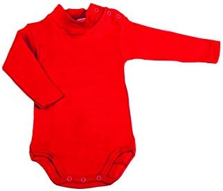 BabyVip - Bodysuit Turtleneck Sweater Boy Girl Baby Girl Long Sleeve 100% Warm Cotton - 18-24months