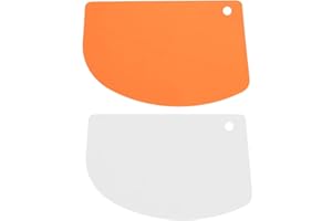TADIPRI 2pcs Spatola Pizza per Impasti Tagliapasta Spigolo Vivo & Angoli Taglierino Pane Anti Scivolo Raschietto Taglia Impasto Pizza Pasta Fresca Raschietto per Pasta in plastica Pasticceria in plastica