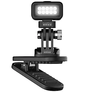GoPro Zues Mini Rechargeable LED Magnetic 360 Degree Swivel Clip Light with Brightness Between 20 ? 200 Lumens, Handsfree, Waterproof, and Compatible with a GoPro Mounts, (ALTSK-002-AS)