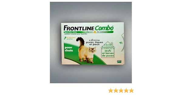 Frontline Combo Chat 6 Pipettes Amazon Fr Animalerie
