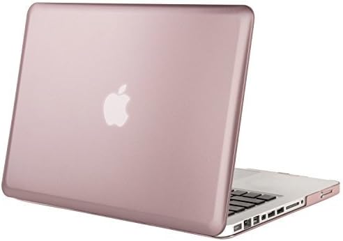 GearAP MacBook Pro 13'' Hard Case, Soft-Touch Plastic Hard Case Cover for MacBook Pro 13.3'' (A1278 with or without Thunderbolt) Aluminum Unibody with CD-ROM Drive (Rose Gold)