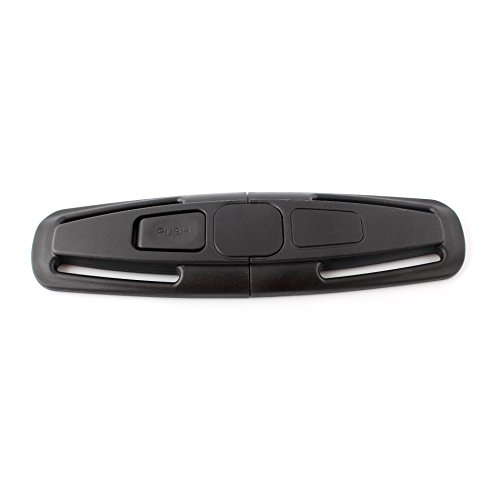 Black Car Safety Seat Strap Belt Harness Chest Child Clip Safe Buckle for Baby