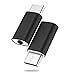Produktbild hahuha  Typ C USB C auf 3,5 mm Audio Adapter Kompatibel mit externes Mikrofon Kompatibel mit Osmo Pocket (Schwarz)