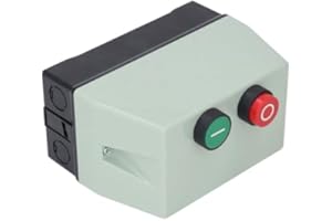 LYRLODY Magnetic Motor Starter, IP55 Waterproof Flame retardant, Manual Automatic reset, Overload for Single/3 Phase, Circuit Security