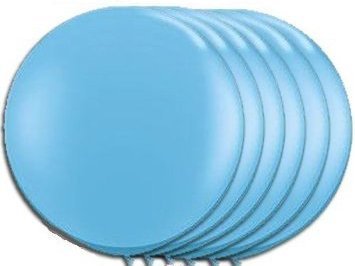 Preisvergleich Produktbild 36 Inch Latex Balloon Cool Blue (Premium Helium Quality) Pkg / 6 by PMU