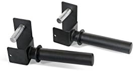 POWERGYM Olympic Power Rack Crossfit Rig Weight Plate Storage Attachment Horns Fitness