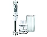 Braun Stabmixer MQ 5020, 750 Watt, weiß/grau