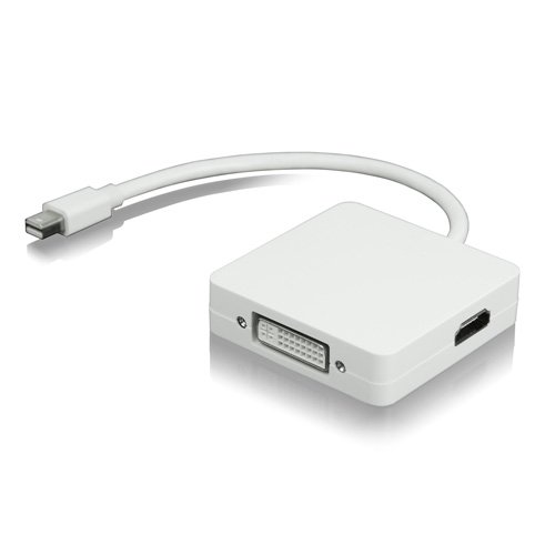 KanaaN Mini DisplayPort auf DVI HDMI Displayport Kombi-Adapter für Apple Macbook/Pro/Air , Surface Pro 1/2/3/4 , Surface 3 , Surface Book - 2