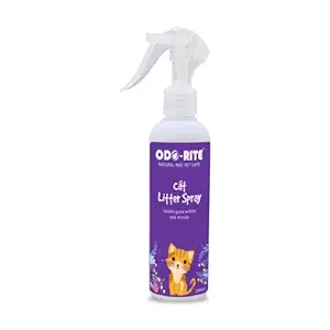 Odo-Rite Cat Litter Spray, Odour Eliminator (200 ml) Removes Smell from Litter Box