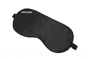Vinay Sales Blind Sleeping Eye Mask Slip Night Sleep Eye black Cotton Cover Super Soft & Smooth Travel Masks for Men Women Girls Boys Kids