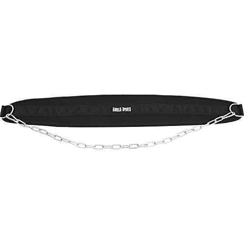 Nylon Dip Gürtel Dipping Belt Dipgürtel inkl. Kette und Karabiner - 8
