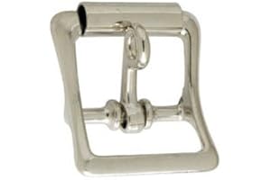 TANDY LEATHER FACTORY Strap Buckle W Locking Tongue 1" Nickel Plated Leather Decorative Tandy 1540-10