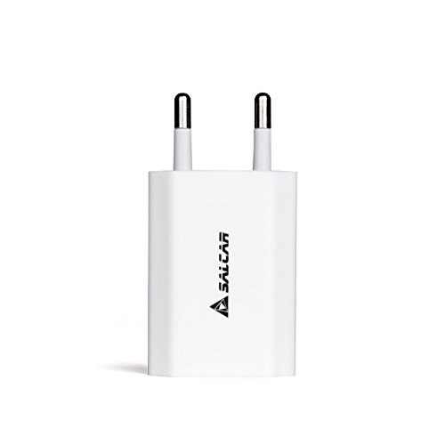 Original Salcar – Ladegerät 5V 1A USB Stromadapter für iPhone 5 5S 5C, iPhone 6 6S Plus, iPod Mini, iPod shuffle, iPod classic , iPod nano Apple Charger(weiß) - 4