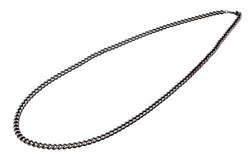 Phiten carbonisé Titane Chaîne Collier, 66 cm
