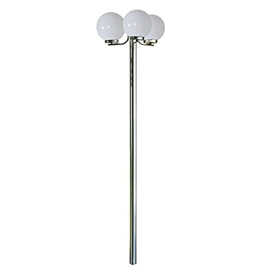 VIDAXL Lampadaire triple boule 220 cm