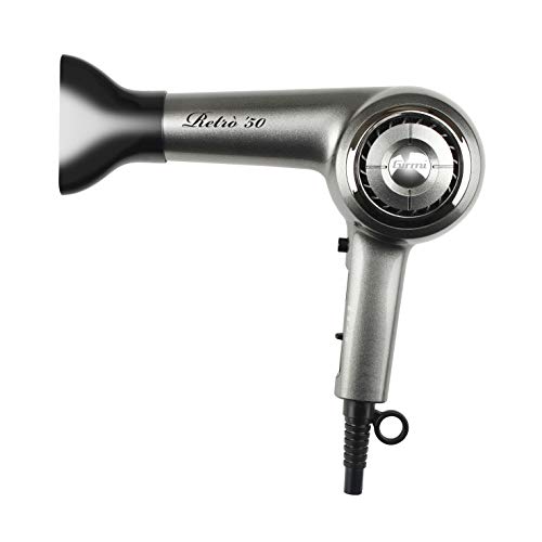 Girmi PH90 Sèche-cheveux rétro, 2 vitesses et 3 températures, 1800 W