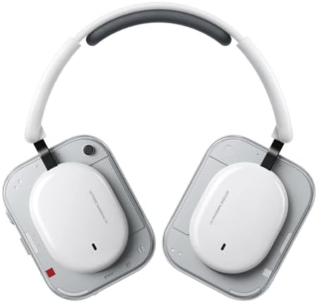 Nothing Headphone (a) Cuffie Wireless Over Ear con Cancellazione Attiva del Rumore, fino a 135h Autonomia, Hi-Res, Spatial Audio, Controlli Tattili – Bianco