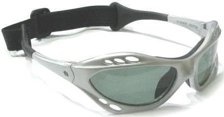 Silver Frame Polarized Goggles Floating Kite Surf Water Sport Surfing, Kayaking, Jetskiing PWC Personal Water Craft by Seahawk