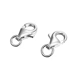 kettenverschluss silber vergoldet HOUSWEETY 925 Sterling Silber Schmuck Erstellung