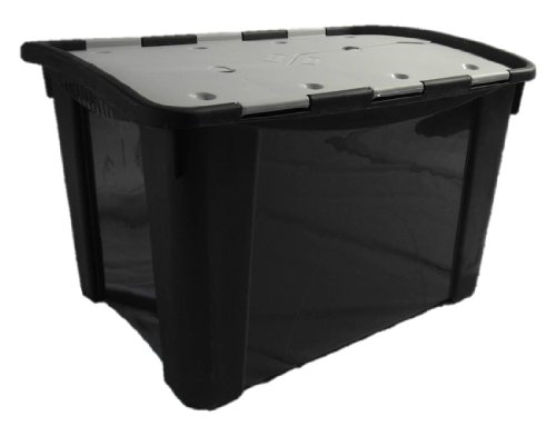 Praktische, multifunktionale Aufbewahrungsbox mit 60 Liter Volumen und faltbarem Deckel. Aus robustem, unkaputtbarem Kunststoff gefertigt ! 10 Jahre Herstellergarantie! - 2