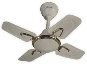 generic bajaaaj EDGE HS DECO 600MM (4 BLADES) 600 mm 4 Blade Ceiling Fan (Bianco, Pack of 1)