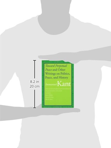 Book's Cover of Toward Perpetual Peace and Other Writings on Politics, Peace and History