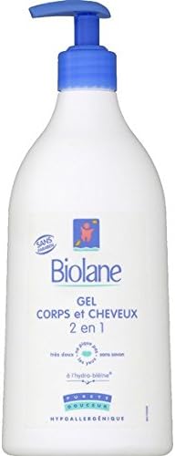 Biolane - Gel corps et cheveux 2 en 1 à l'hydra-bléïne, sans savon - Le flacon-pompe de 750ml - Price Per Unit