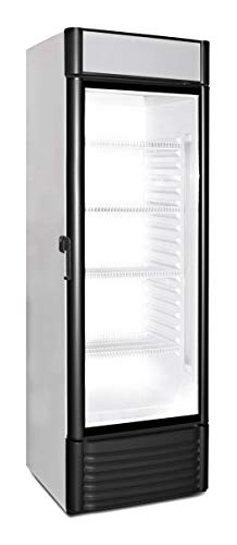 Preisvergleich Produktbild Flaschenkühlschrank mit Glastür 360 Liter Getränkekühlschrank Gewerbe Gastro