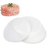 Hamburger Patty Paper 500er Pack, Wachspapiere zum Trennen von gefrorenen gepressten Pastetchen, Antihaft-Patty-Papierblätter