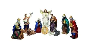 Therasa Markketing/Christian Statues/Christmas Nativity Crib Set (Standard, 5 inch, 12 fig)