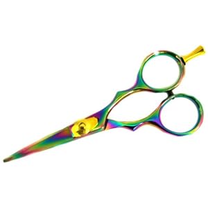 Awans Hairdressing Barber Salon Scissors, with High Quality Stainless Steel Sharp Razor Edge Hair Trimming Titanium 4.5… - Image 2