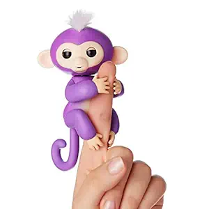 VGRASSP Interactive Whispering Finger Baby Monkey Smart Puppet Finger Monkey Toy for Kids - Soft Sounds (Multi Color) Pack of 1
