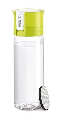 BRITA, Bouteille Filtrante Nomade, Fill&Go, 0.6L, 1 Disque Filtrant inclus - Vert