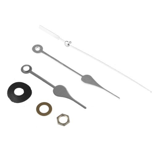 TOOGOO (R) Uhrwerk-Mechanismus mit Silber Stunde Minute Sekunde Hand DIY Tools Kit - 4