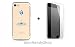 Produktbild iPhone 6 / 6s (4.7) HANDYHÜLLE + 1x PANZERGLAS 9H Case Schutzhülle Handyhülle Schutzcase Schutz Handyschutz Hülle Silikon Case mit blauem Apple zeichen