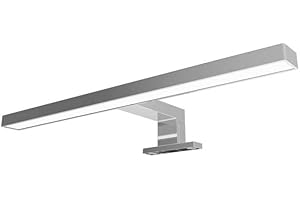 B·LED BARCELONA LED Applique Murale Miroir Lampe Meuble Salle de Bain LED 50cm IP44 Aluminium et Polycarbonate avec Lumière Blanche Neutre 10W