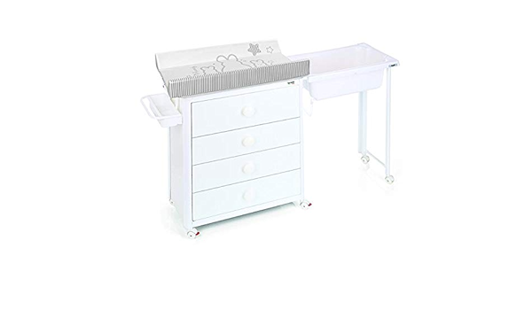 Meuble A Langer 4 Tiroirs Avec Baignoire Extensible Brevi Idea Bianconiglio Amazon Fr Bebes Puericulture Meuble A Langer 4 Tiroirs Avec Baignoire Extensible Brevi Idea Bianconiglio Amazon Fr Bebes Puericulture
