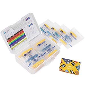 ELEGOO 17 Valores 1  Conjunto de Resistores  0 Ohm-1M Ohm  Paquete de 525 