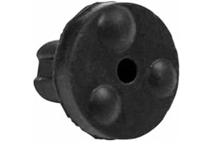 CG94 Pieds en caoutchouc pour la grille du plateau de cuisson – Gommes anti-rayures universelles – 10 x 10 x 4,5 mm – Noir