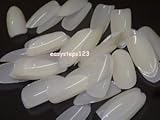 500 oval Natural Full cover False Nail tips art rounded + Allasiangoods ® packing