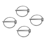 remolques agricolas en toledo Kit de hardware de repuesto kesoto 4Pcs 4mm Heavy Duty Lynch Pin Para Tractores Agrícolas Remolques Camiones Segadoras