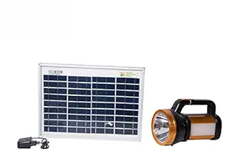 Solar Universe India Search & Focus Solar Torch with inbuilt Lithium Battery & External Solar Panel