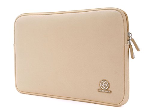 JUBELIST Element Sleeve Tasche Hülle aus Neopren passgenau für das Apple Macbook Pro 15,4 " Zoll mit Retina Display - Zubehör new Collection 2015 - Case in gold