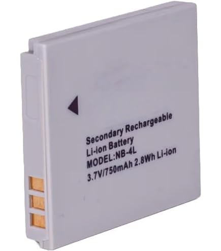 Buy PowerTrust 2Pcs NB-4L NB4L NB 4L Battery for Canon IXUS 30 40