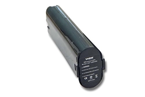vhbw Ni-CD Akku 1300mAh (7.2V) für Werkzeuge 6016DW, 6017DWBE, 6017DWE, 6018D, 6018DWBE wie Einhell 91011 Makita 191679-9, 192532-2, 192695-4.