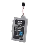 Color: gris Tree-on-Life Batería Recargable de 3000 mah para Accessaries de reparación de la batería Wii U Gamepad